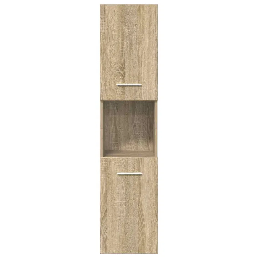 Ensemble de meubles de salle de bain 5 pcs chêne sonoma - 4