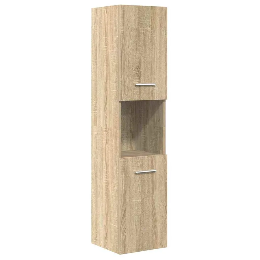 Ensemble de meubles de salle de bain 5 pcs chêne sonoma - 5