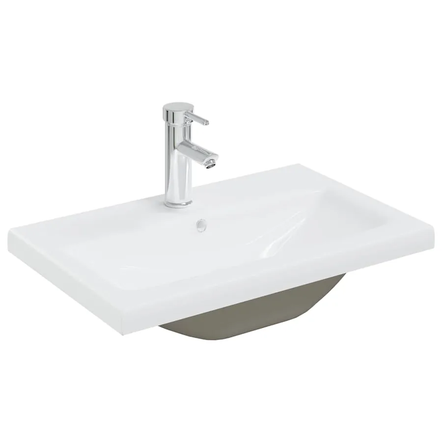 Ensemble de meubles de salle de bain 5 pcs chêne sonoma - 6