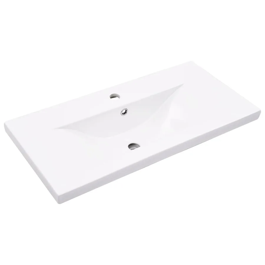 Ensemble de meubles de salle de bain 3 pcs gris béton - 6