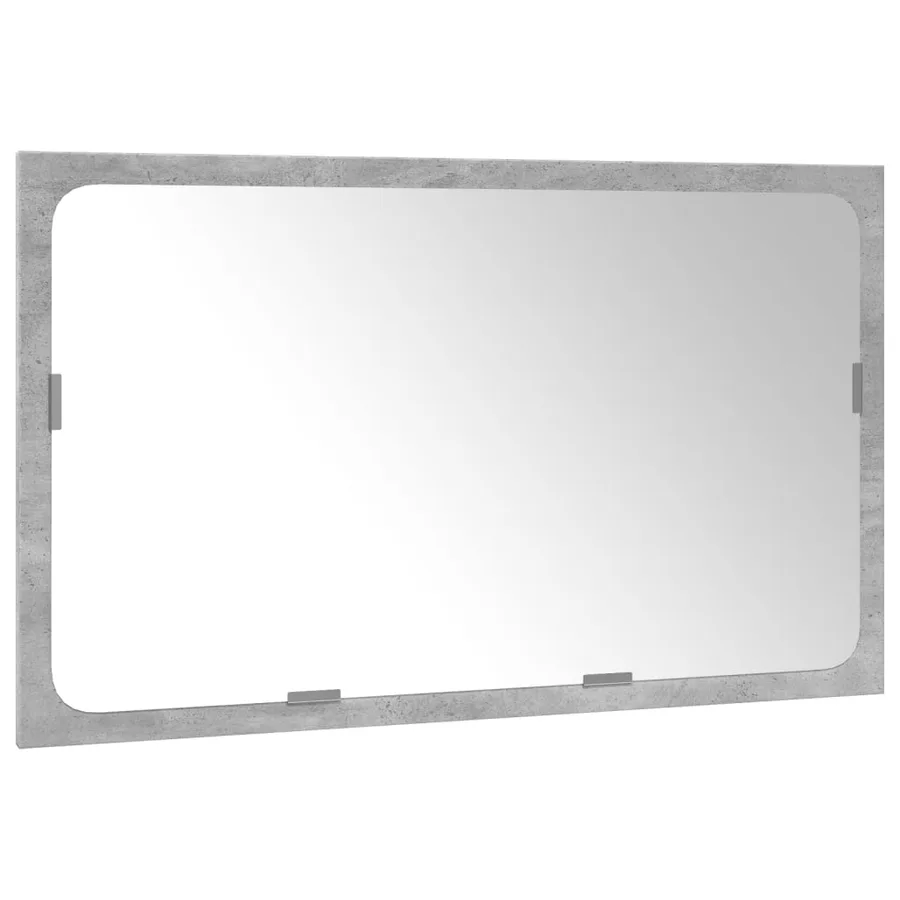 Ensemble de meubles de salle de bain 3 pcs gris béton - 8