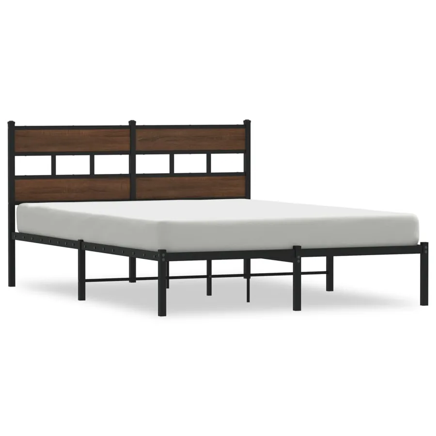 Cadre de lit sans matelas avec tête de lit 140x190 cm - 2