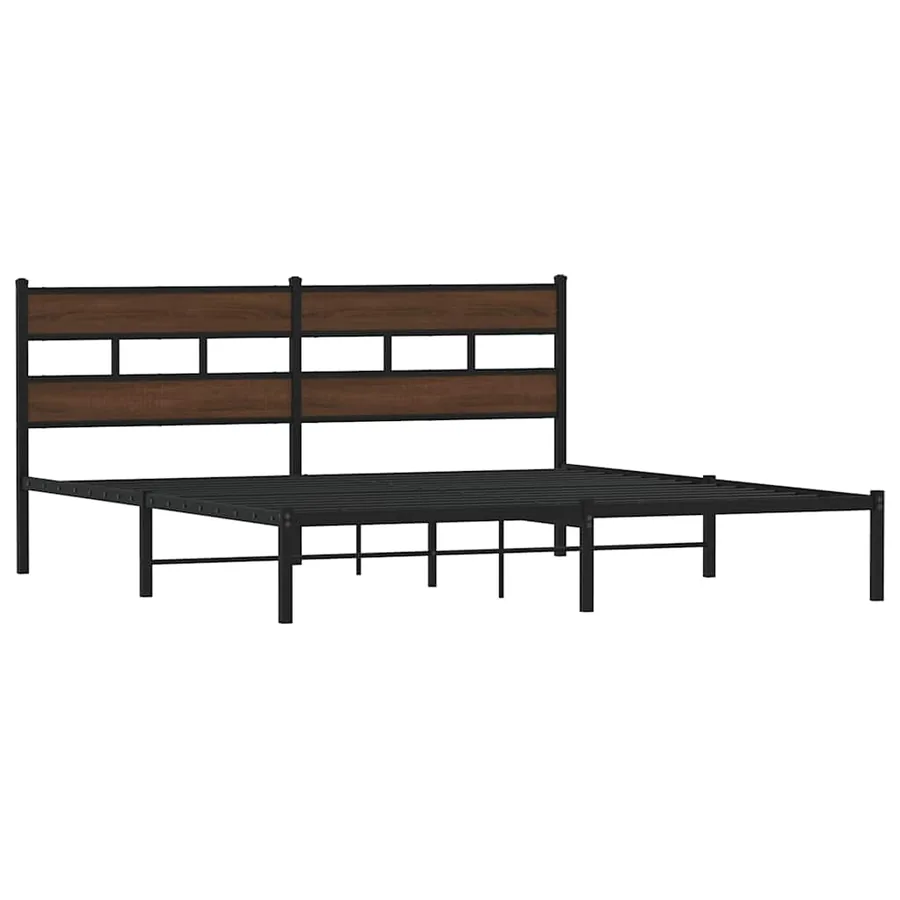 Cadre de lit sans matelas avec tête de lit 200x200 cm - 3