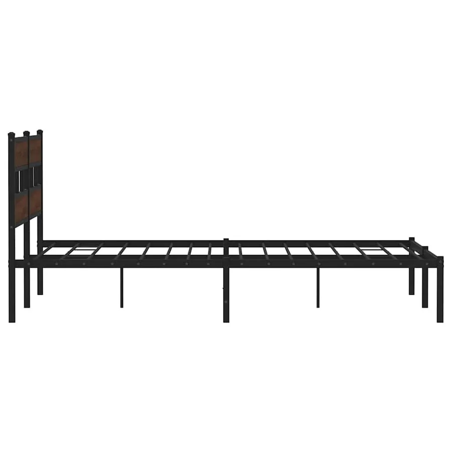 Cadre de lit sans matelas avec tête de lit 200x200 cm - 5