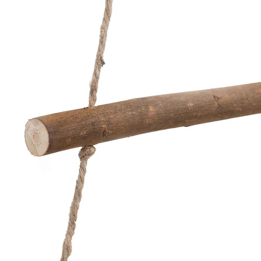 Sapins de Noël suspendus avec étoiles supérieures 2 pièces 55 x 120 cm Branche naturelle - 7