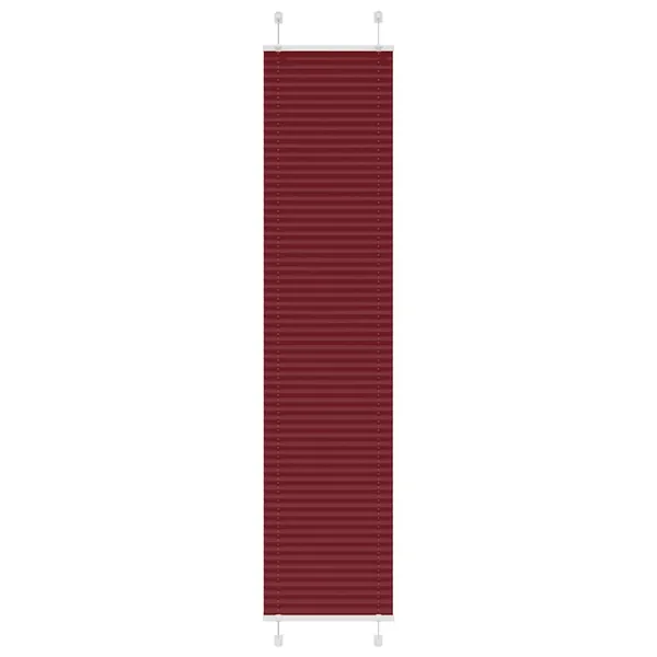Store plissé rouge bordeaux 50x200 cm largeur du tissu 49,4 cm