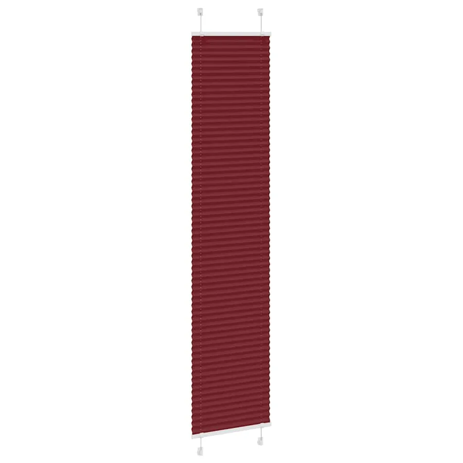 Store plissé rouge bordeaux 50x200 cm largeur du tissu 49,4 cm - 3