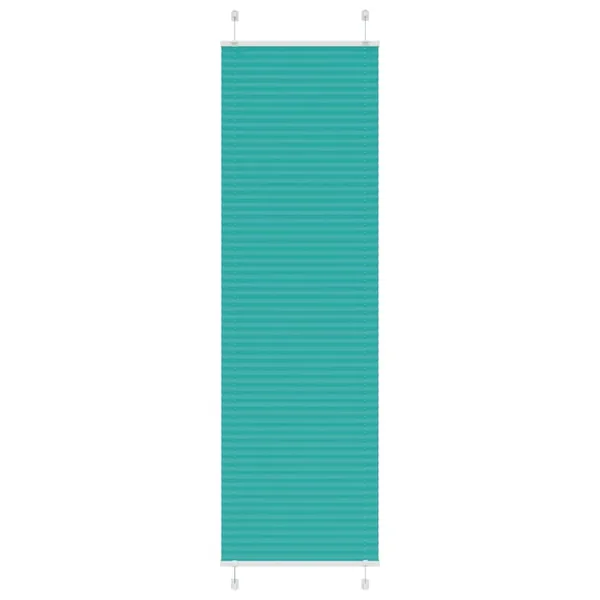 Store plissé vert pétrole 60x200 cm largeur du tissu 59,4 cm
