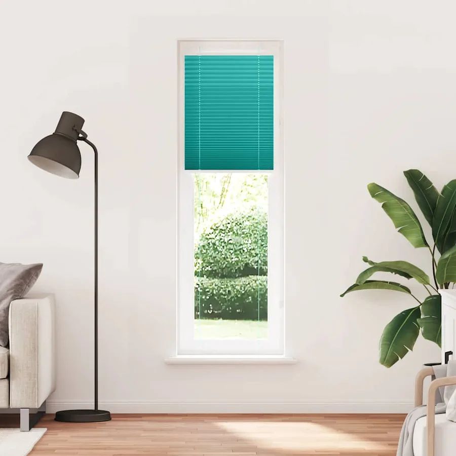 Store plissé vert pétrole 60x200 cm largeur du tissu 59,4 cm - 2