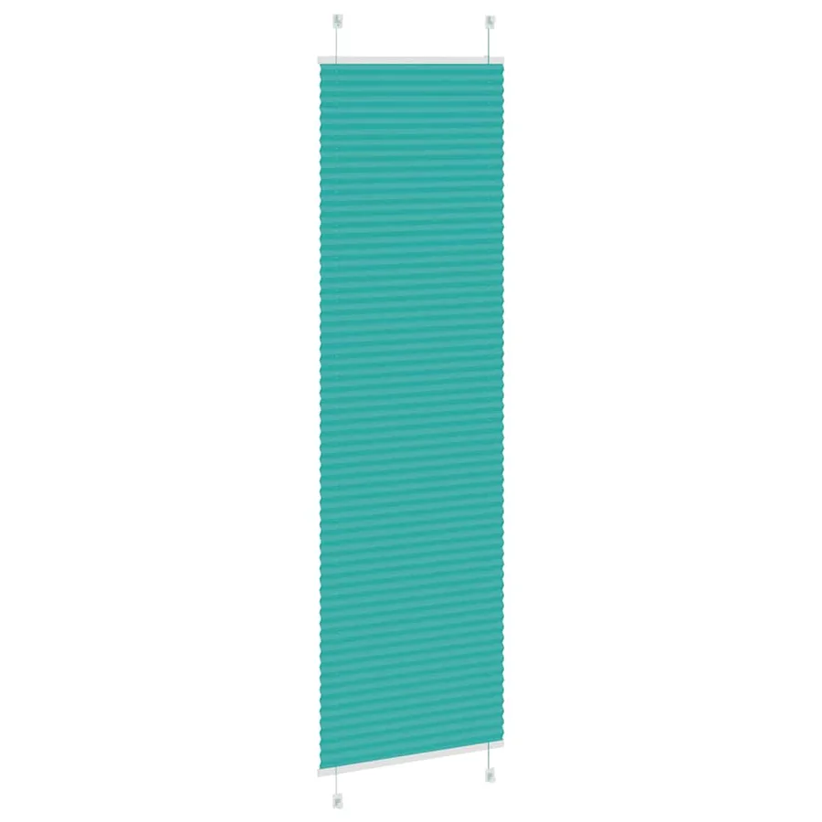 Store plissé vert pétrole 60x200 cm largeur du tissu 59,4 cm - 4