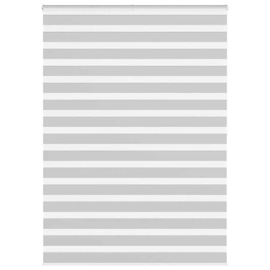 Store zèbre gris clair largeur du tissu 155,9 cm polyester