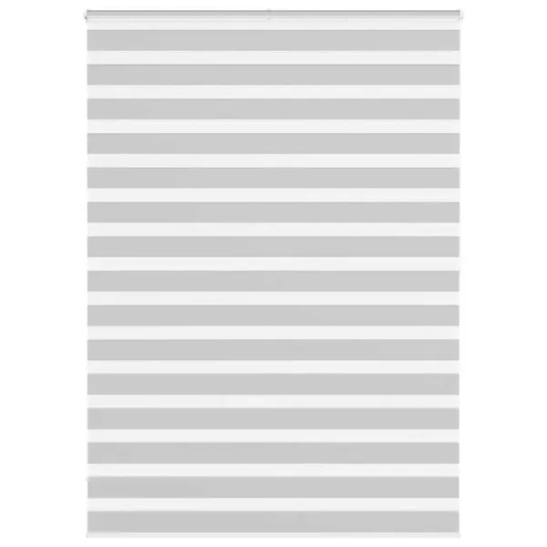 Store zèbre gris clair largeur du tissu 155,9 cm polyester