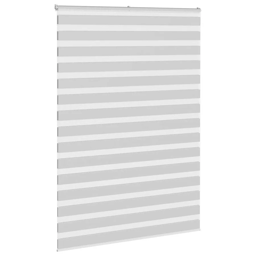 Store zèbre gris clair largeur du tissu 155,9 cm polyester - 3