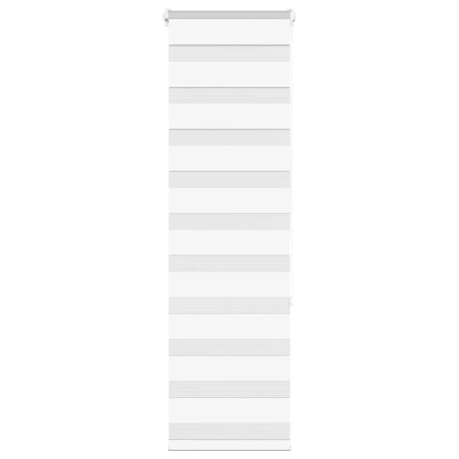 Store zèbre blanc 50x150 cm largeur du tissu 45,9 cm polyester