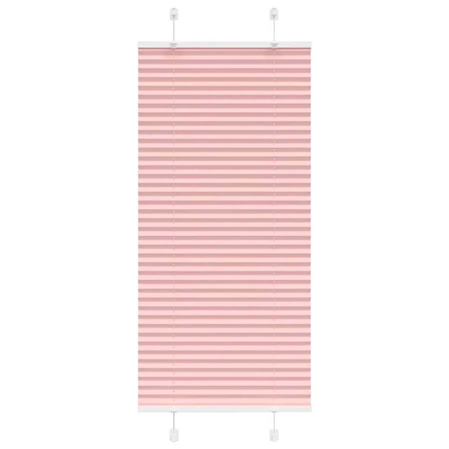 Store plissé rose 60x100 cm largeur du tissu 59,4 cm polyester