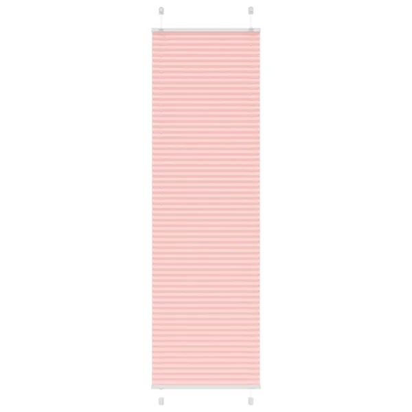 Store plissé rose 60x200 cm largeur du tissu 59,4 cm polyester