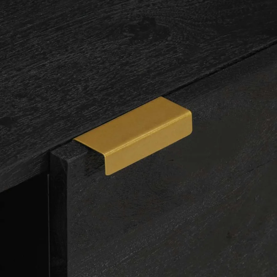 Table basse noir 100x54x40 cm bois d'ingénierie - 7