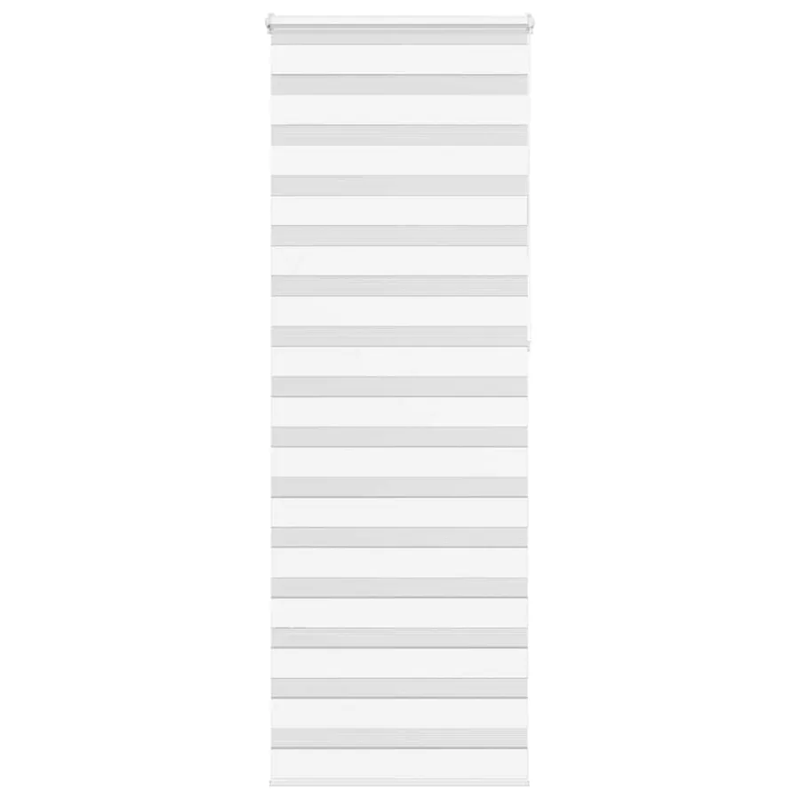 Store zèbre blanc 70x230 cm largeur du tissu 65,9 cm polyester
