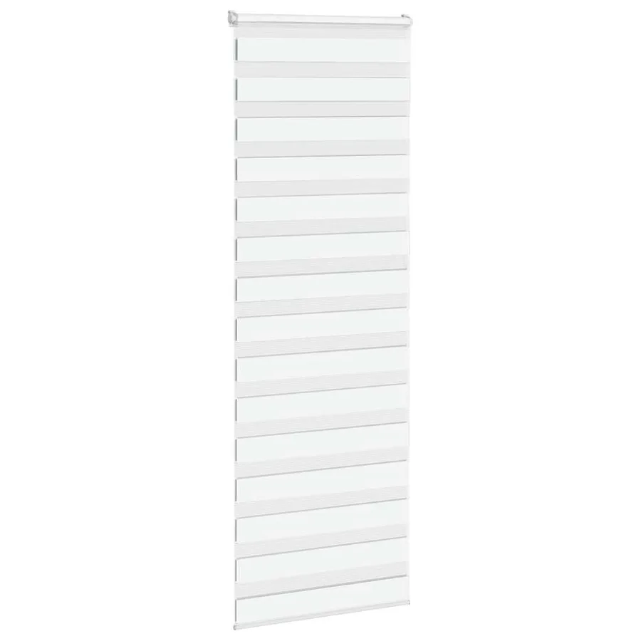 Store zèbre blanc 70x230 cm largeur du tissu 65,9 cm polyester - 3
