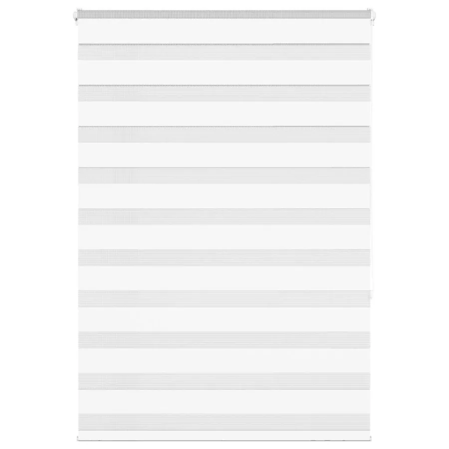 Store zèbre blanc 115x150 cm largeur du tissu 110,9cm polyester
