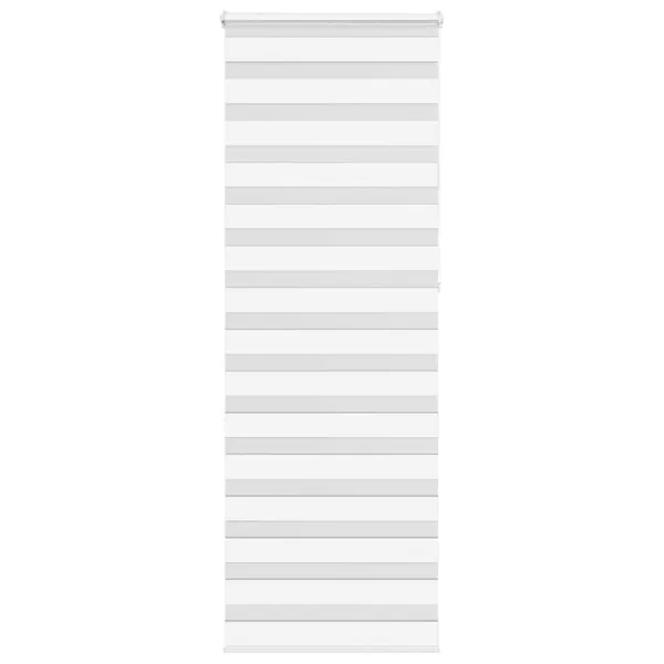 Store zèbre blanc 80x230 cm largeur du tissu 75,9 cm polyester