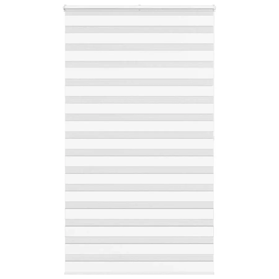 Store zèbre blanc 120x200 cm largeur du tissu 125,9cm polyester