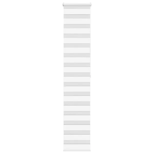 Store zèbre blanc 45x200cm largeur du tissu 40,9 cm polyester