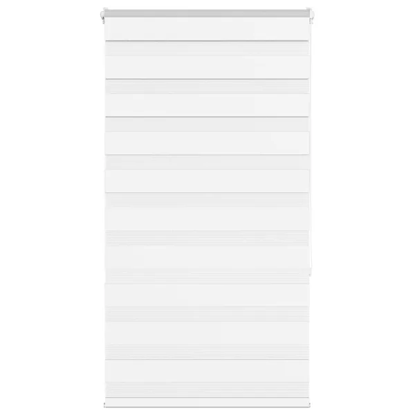 Store zèbre blanc 90x150 cm largeur du tissu 85,9 cm polyester