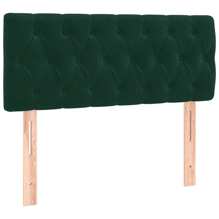 Sommier à lattes de lit avec matelas Vert foncé 90x200 cm - 6