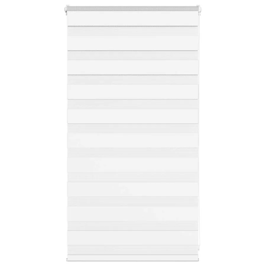 Store zèbre blanc 85x100 cm largeur du tissu 80,9 cm polyester