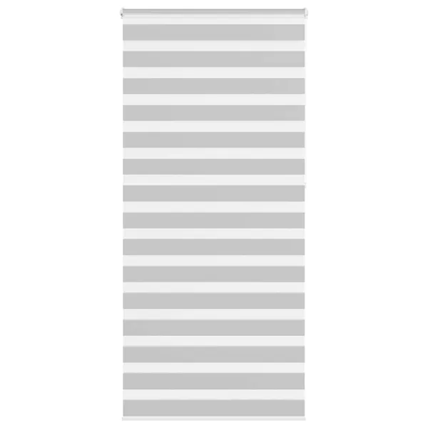 Store zèbre gris clair largeur du tissu 95,9 cm polyester