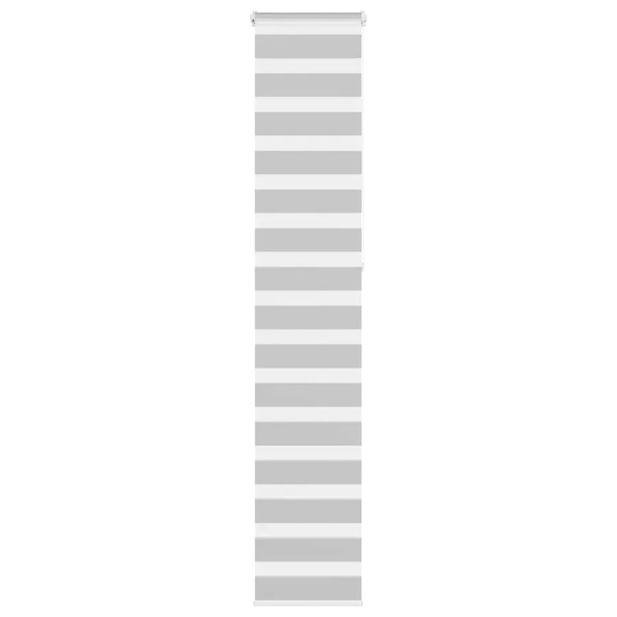 Store zèbre gris clair largeur du tissu 35,9 cm polyester