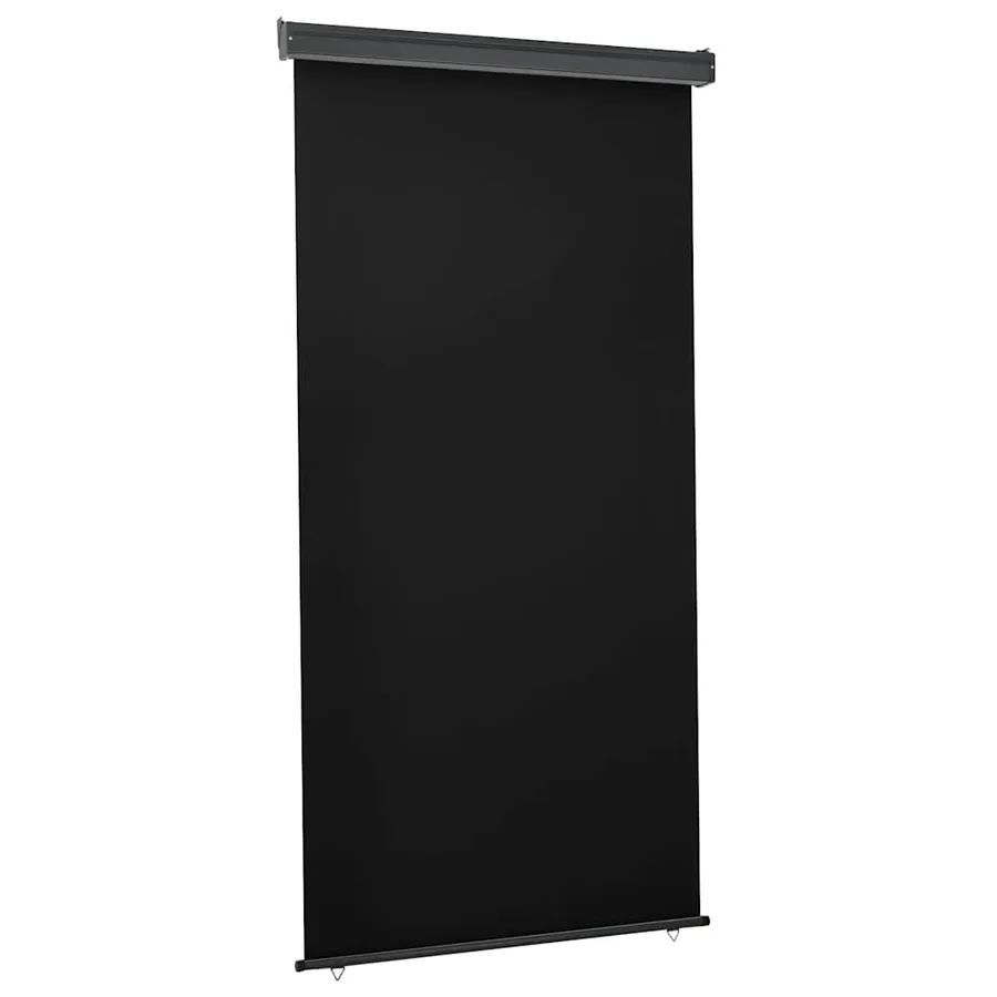 Auvent latéral de balcon 125x250 cm noir