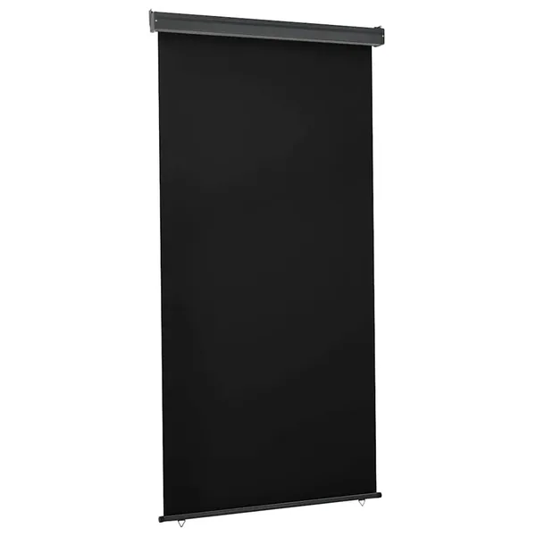 Auvent latéral de balcon 125x250 cm noir