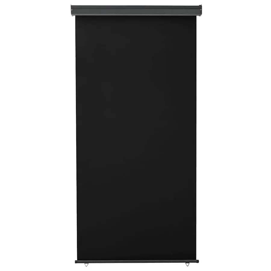 Auvent latéral de balcon 125x250 cm noir - 2
