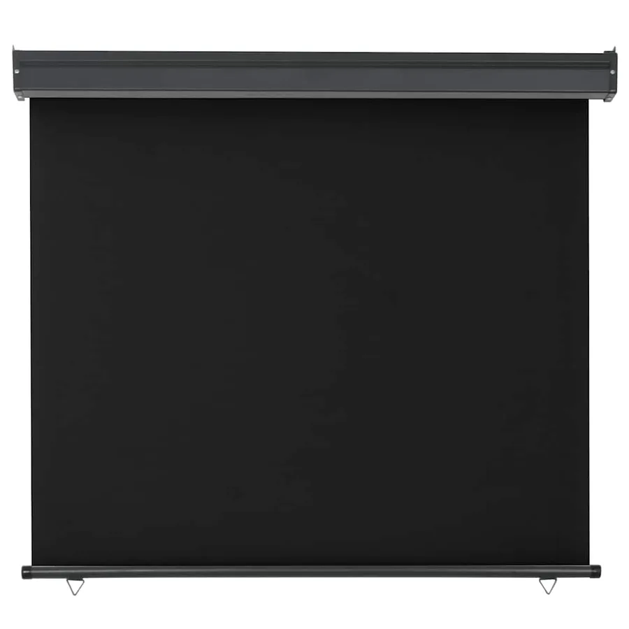Auvent latéral de balcon 125x250 cm noir - 4