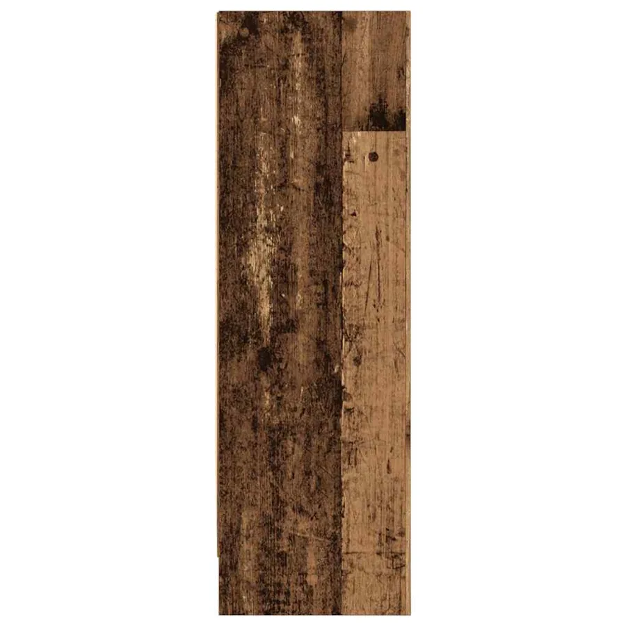 Bibliothèque vieux bois 80x24x76 cm bois d'ingénierie - 6