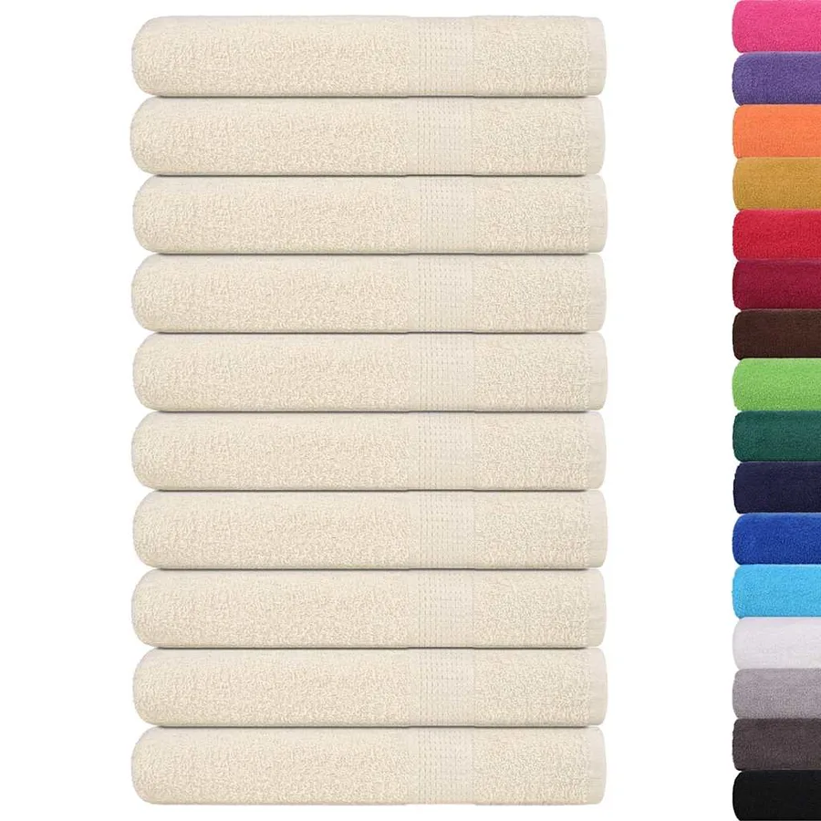 Serviettes FROGN 10 pcs crème 100x200 cm 360 g/m² - 2