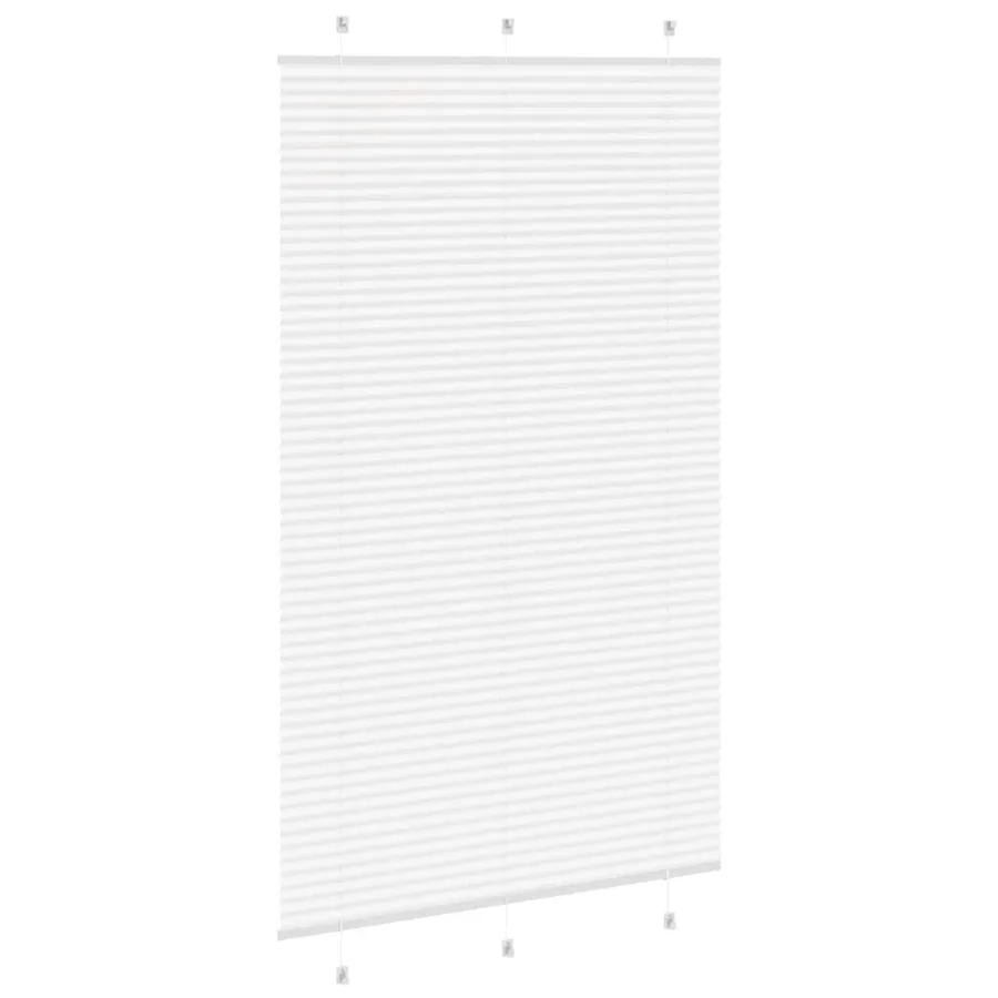 Store plissé blanc 120x200cm largeur du tissu 119,4cm polyester - 4