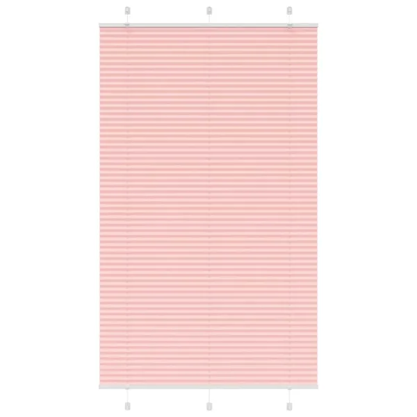 Store plissé rose 120x200 cm largeur du tissu 119,4cm polyester