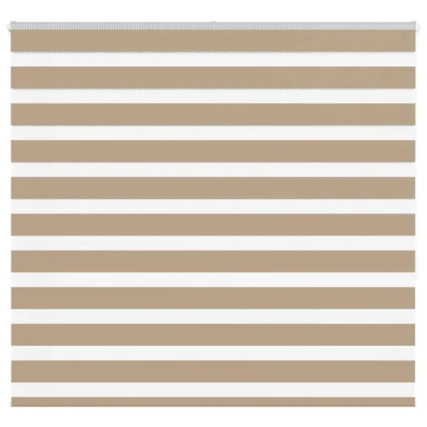 Store zèbre marron sable largeur du tissu 155,9cm polyester