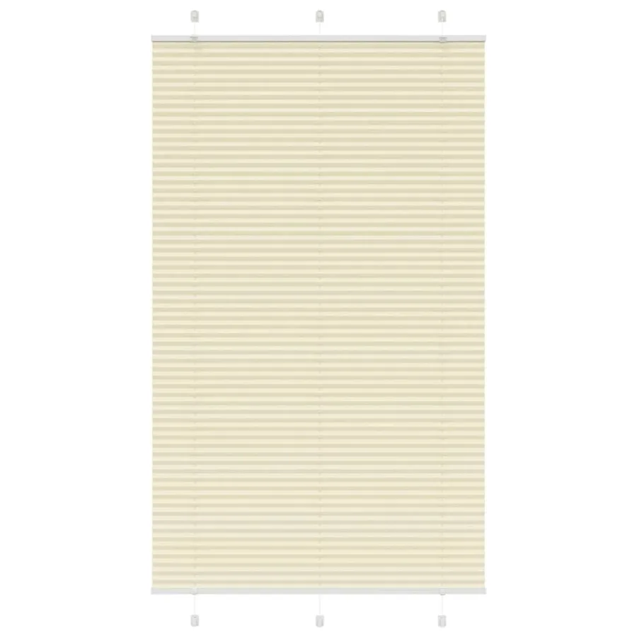 Store plissé crème 110x200cm largeur du tissu 109,4cm polyester