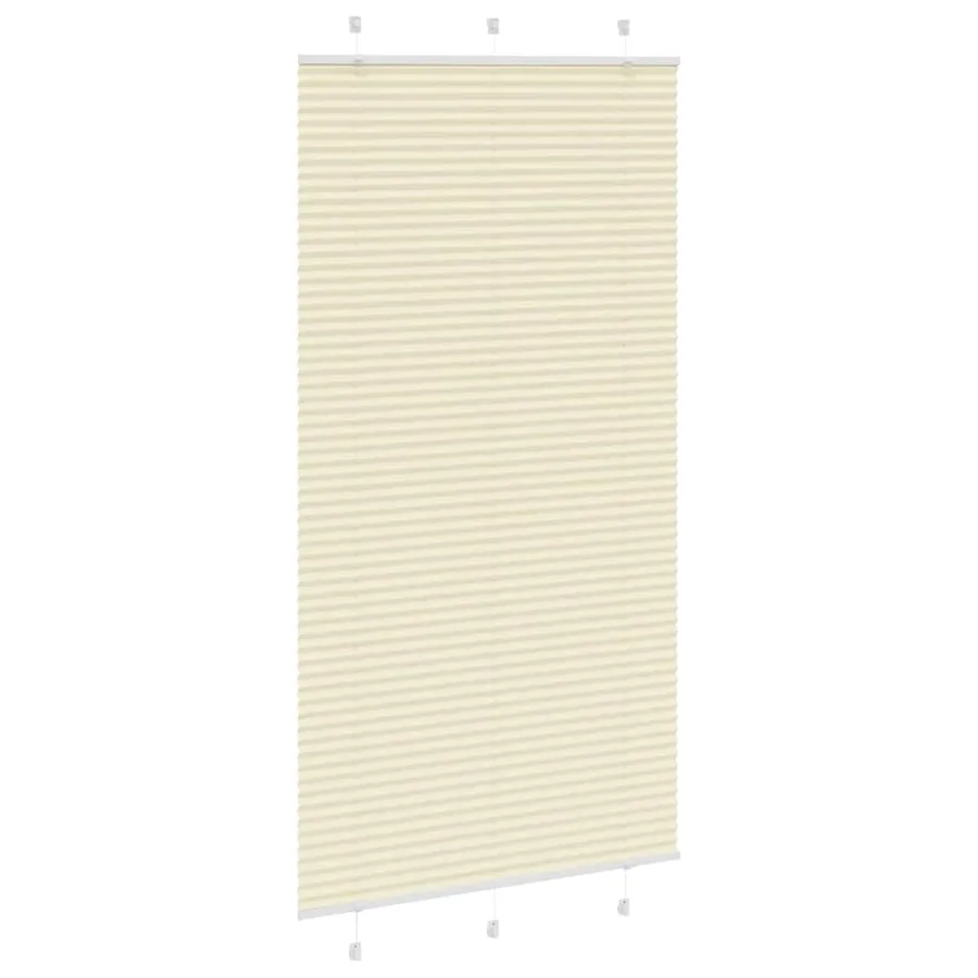 Store plissé crème 110x200cm largeur du tissu 109,4cm polyester - 3