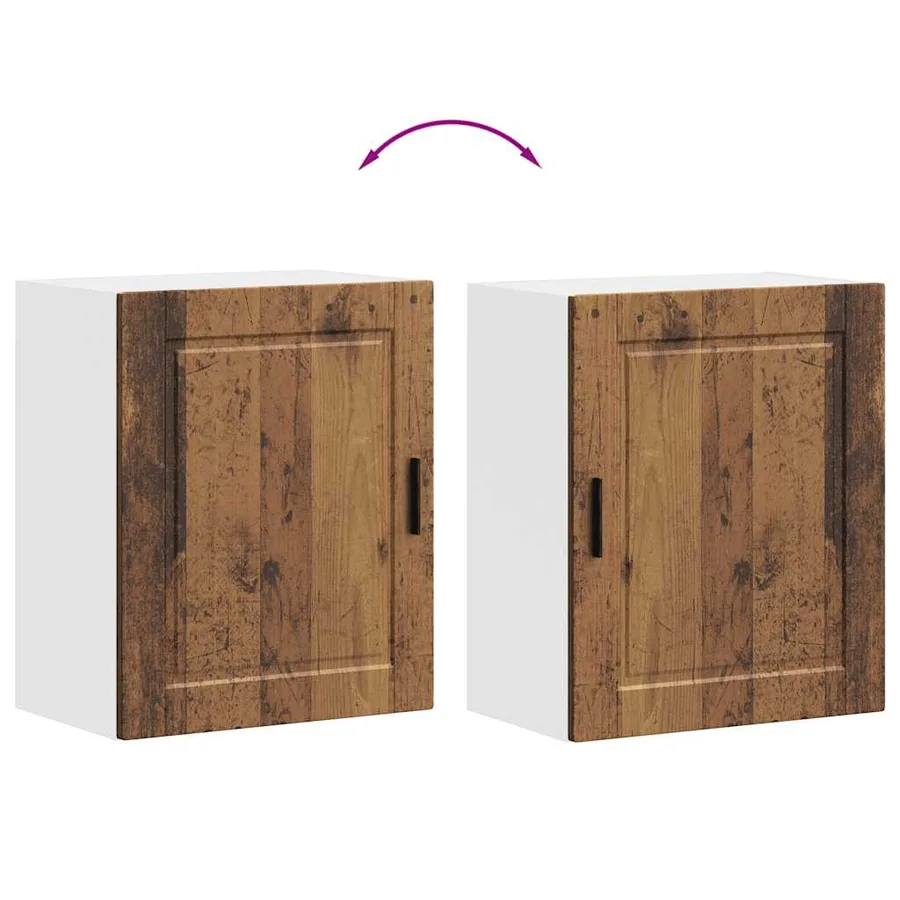 Armoire murale de cuisine Porto vieux bois bois d'ingénierie - 9