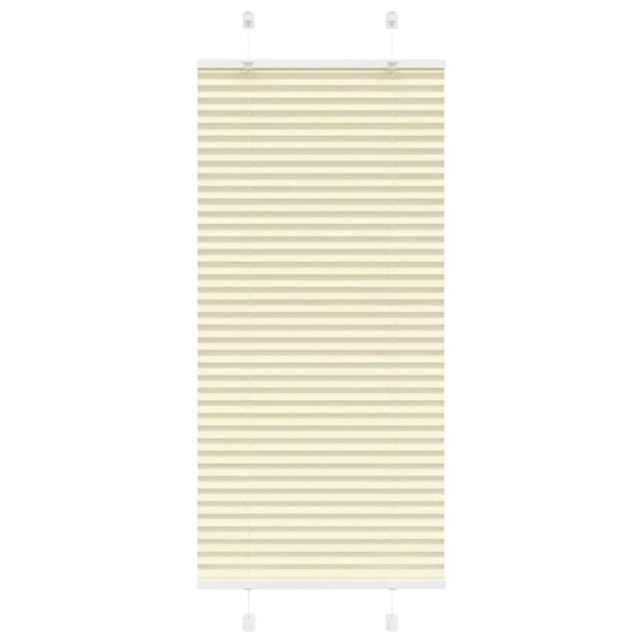 Store plissé crème 60x100 cm largeur du tissu 59,4 cm polyester
