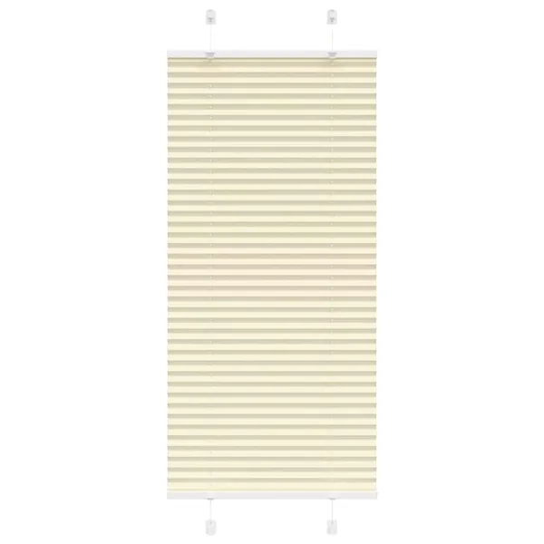 Store plissé crème 60x100 cm largeur du tissu 59,4 cm polyester