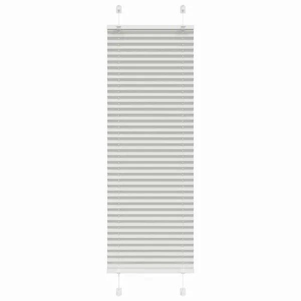 Store plissé gris clair 50x100 cm largeur du tissu 49,4 cm