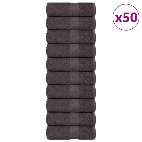 Serviettes de toilette FROGN 50 pièces Anthracite 30x30 cm 360 g/m²