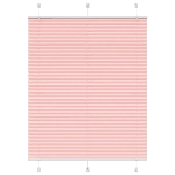 Store plissé rose 110x150 cm largeur du tissu 109,4cm polyester