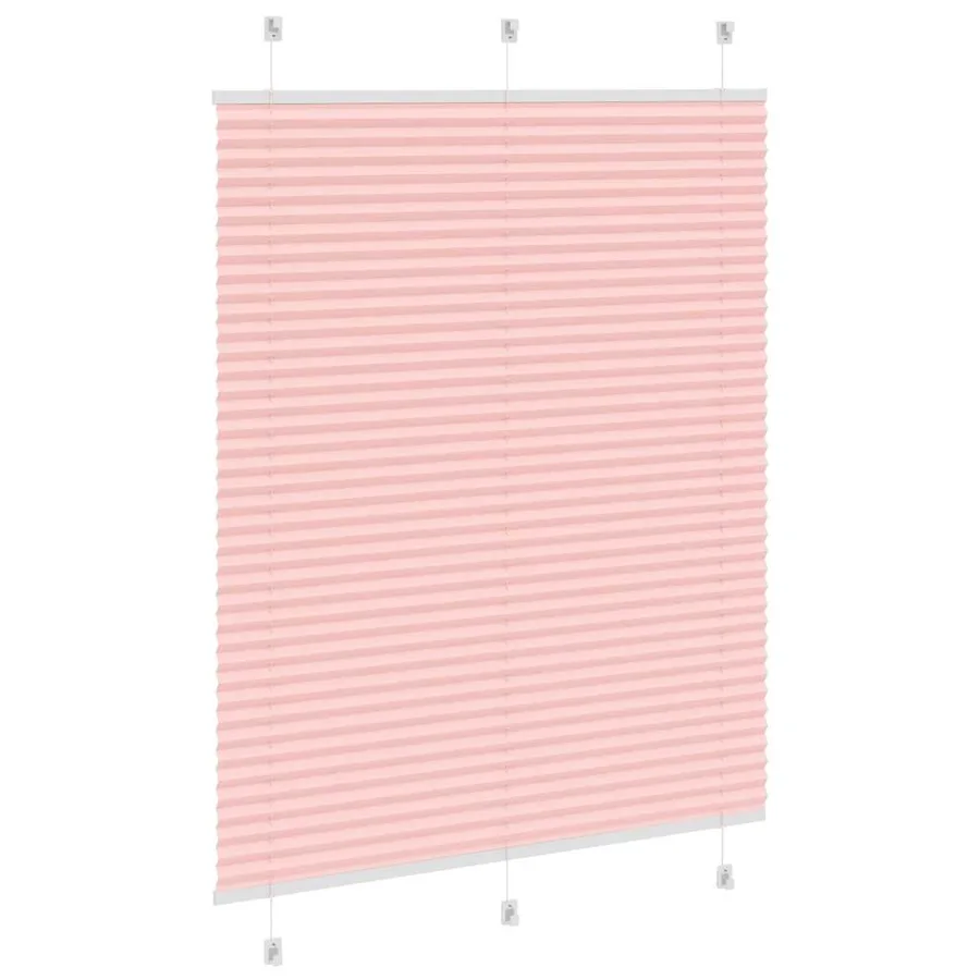 Store plissé rose 110x150 cm largeur du tissu 109,4cm polyester - 4